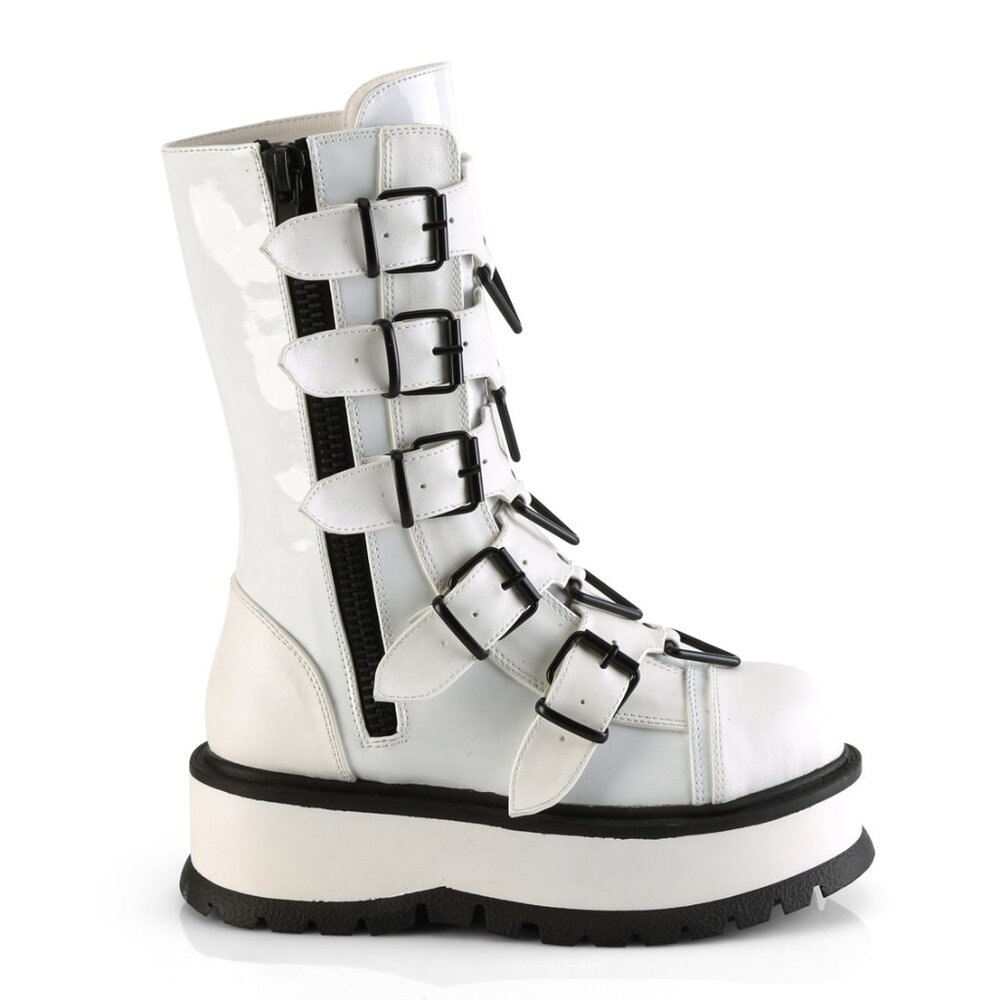 Gothic Buckle Up Platform Boots